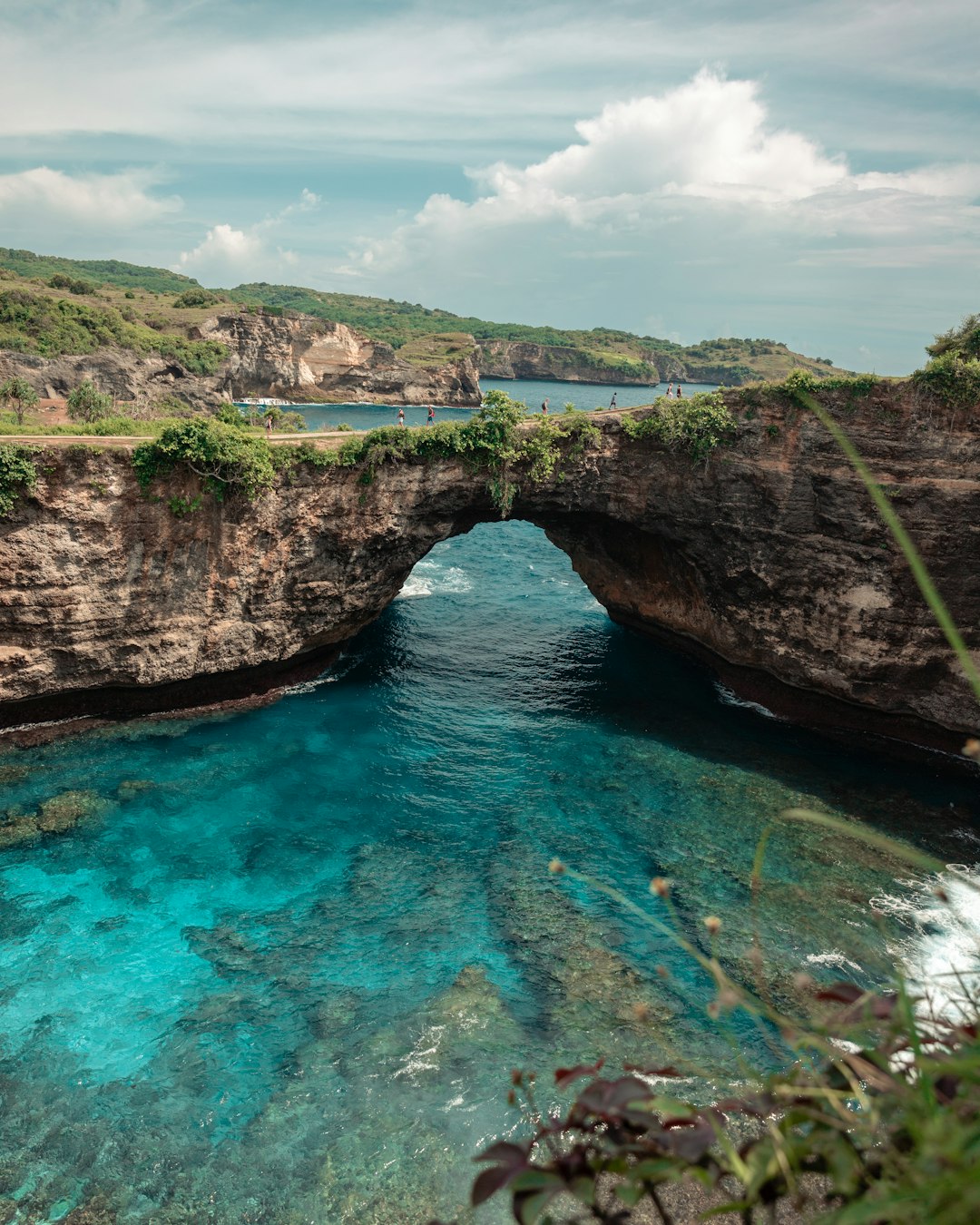 Natural arch photo spot Bali Klungkung