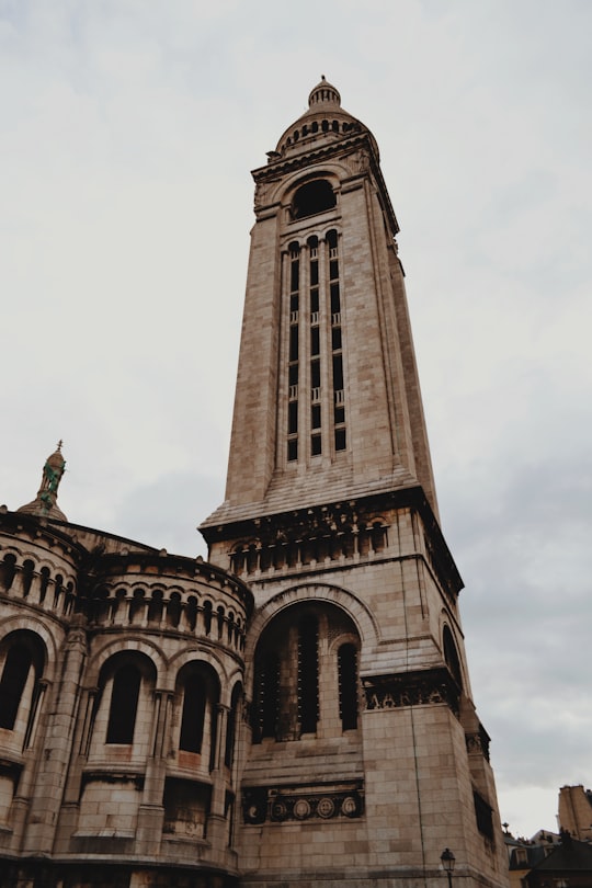 concrete cathedral in Basilique du Sacré-Cœur France