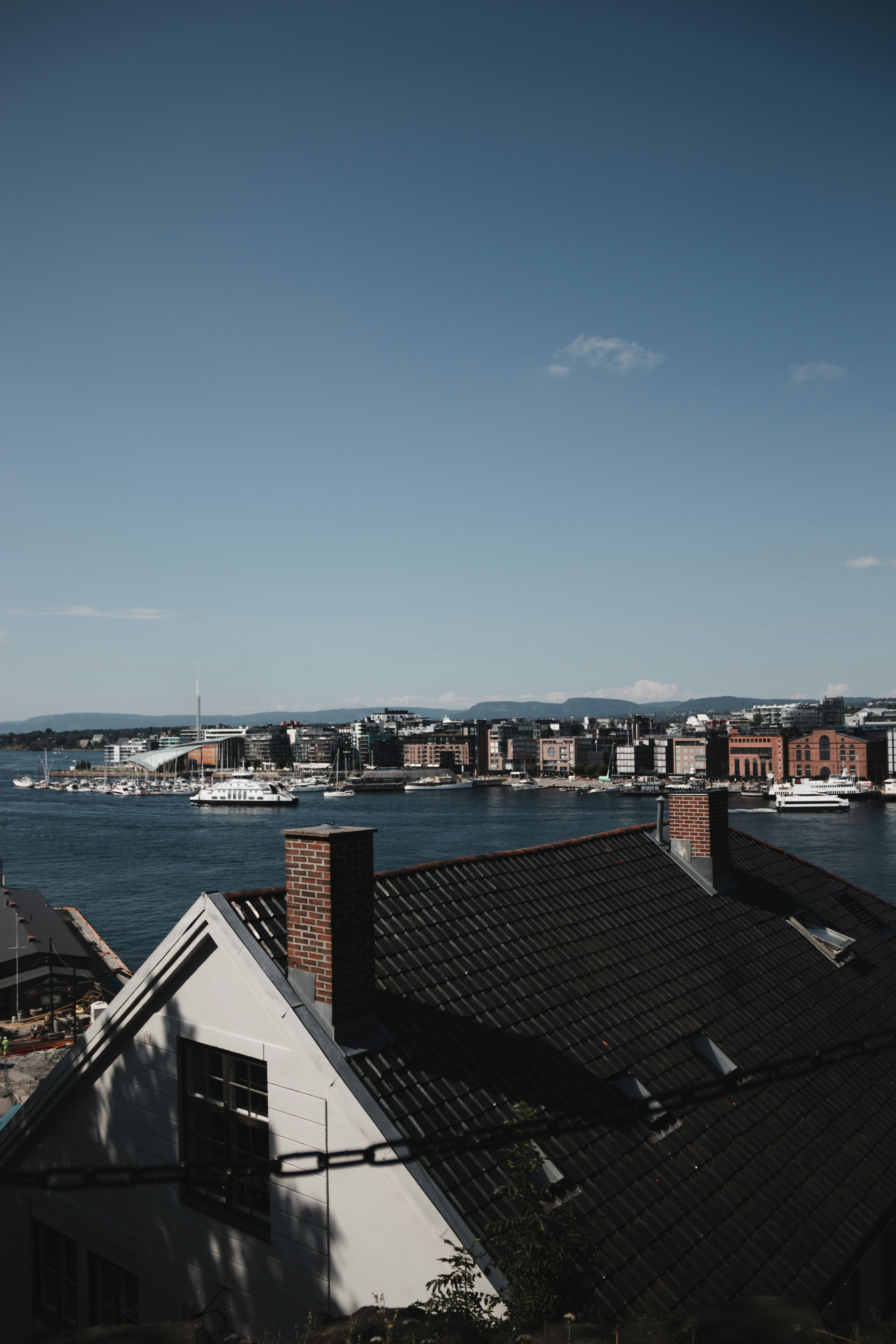Gøteborg city view from Comfort Hotel rooftop
