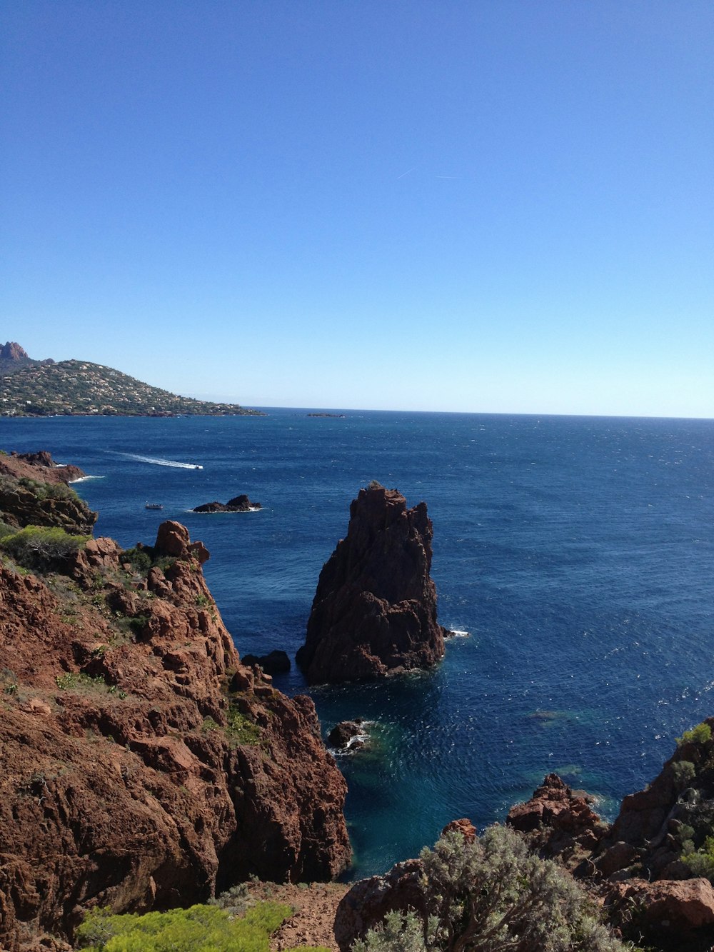 blue beach under blue sky