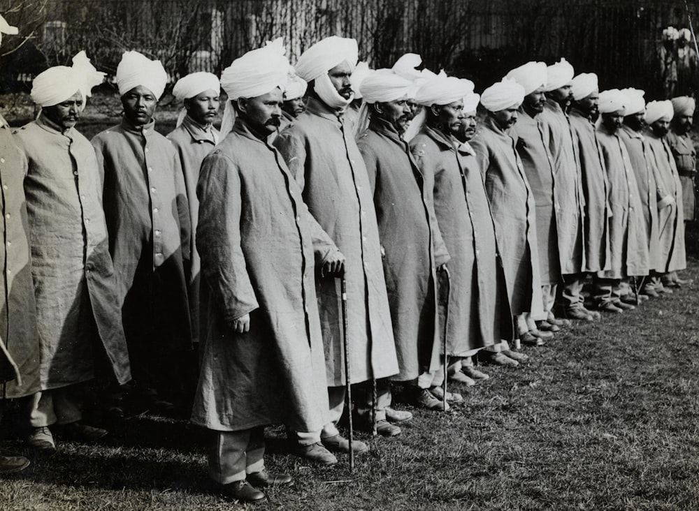 Oficiales nativos heridos de la 1ª Guerra Mundial