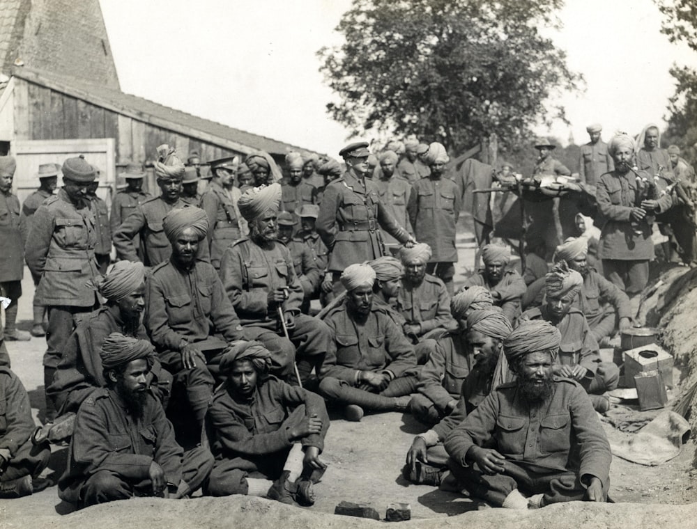 Verwundete Soldaten des 1. Weltkriegs