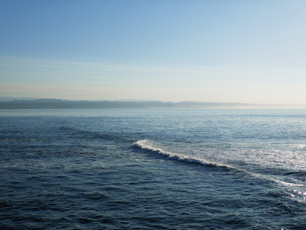 waves rush to shore at daytime