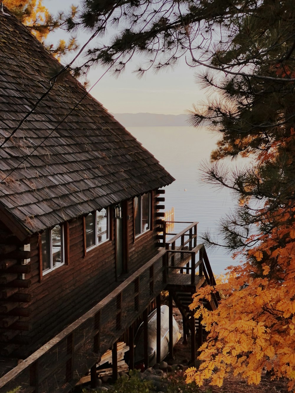 brown wooden house