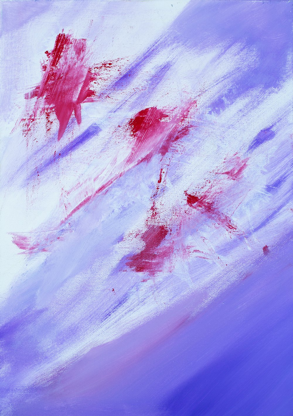 pink and purple abstract painting