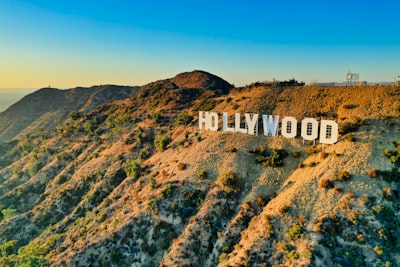 Hollywood Sign - From Drone, United States