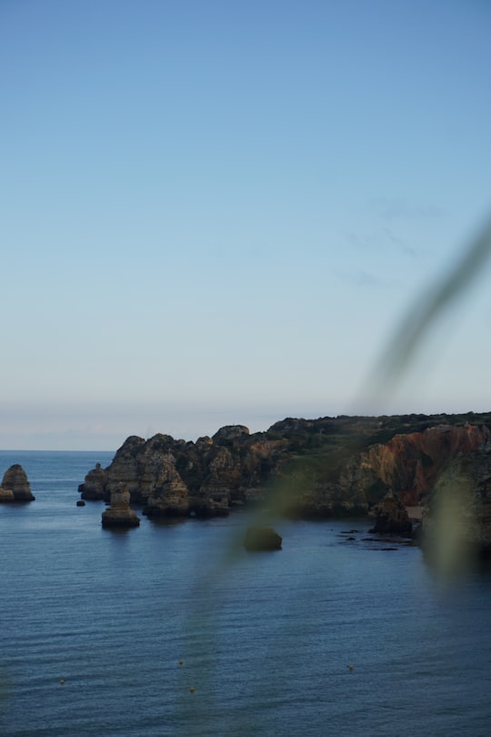 blue sea under blue sky in Luz Portugal