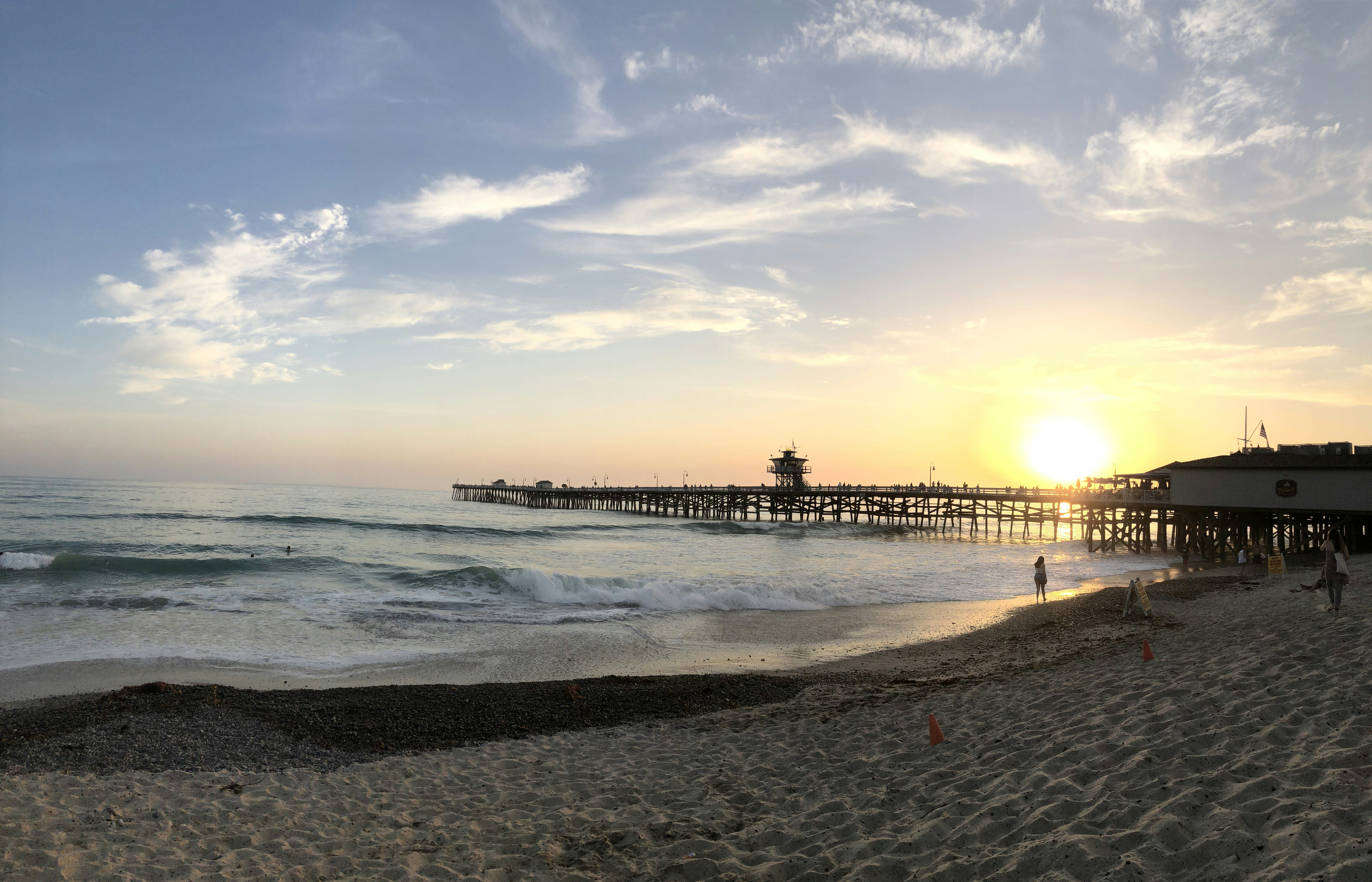 woman standing near ocean
