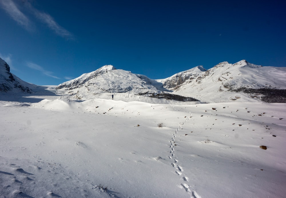 snow covered mountain