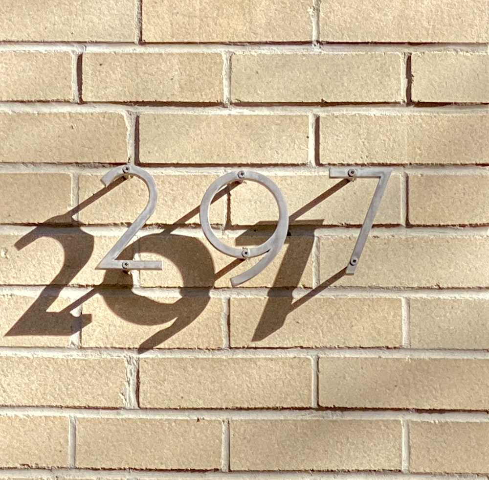 grey 297 signage