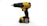 A cordless power drill with a striking yellow and black color scheme. It features a robust build with a metal drill chuck and a visible brand logo. The drill appears to be battery-operated, as indicated by the battery pack at the base.