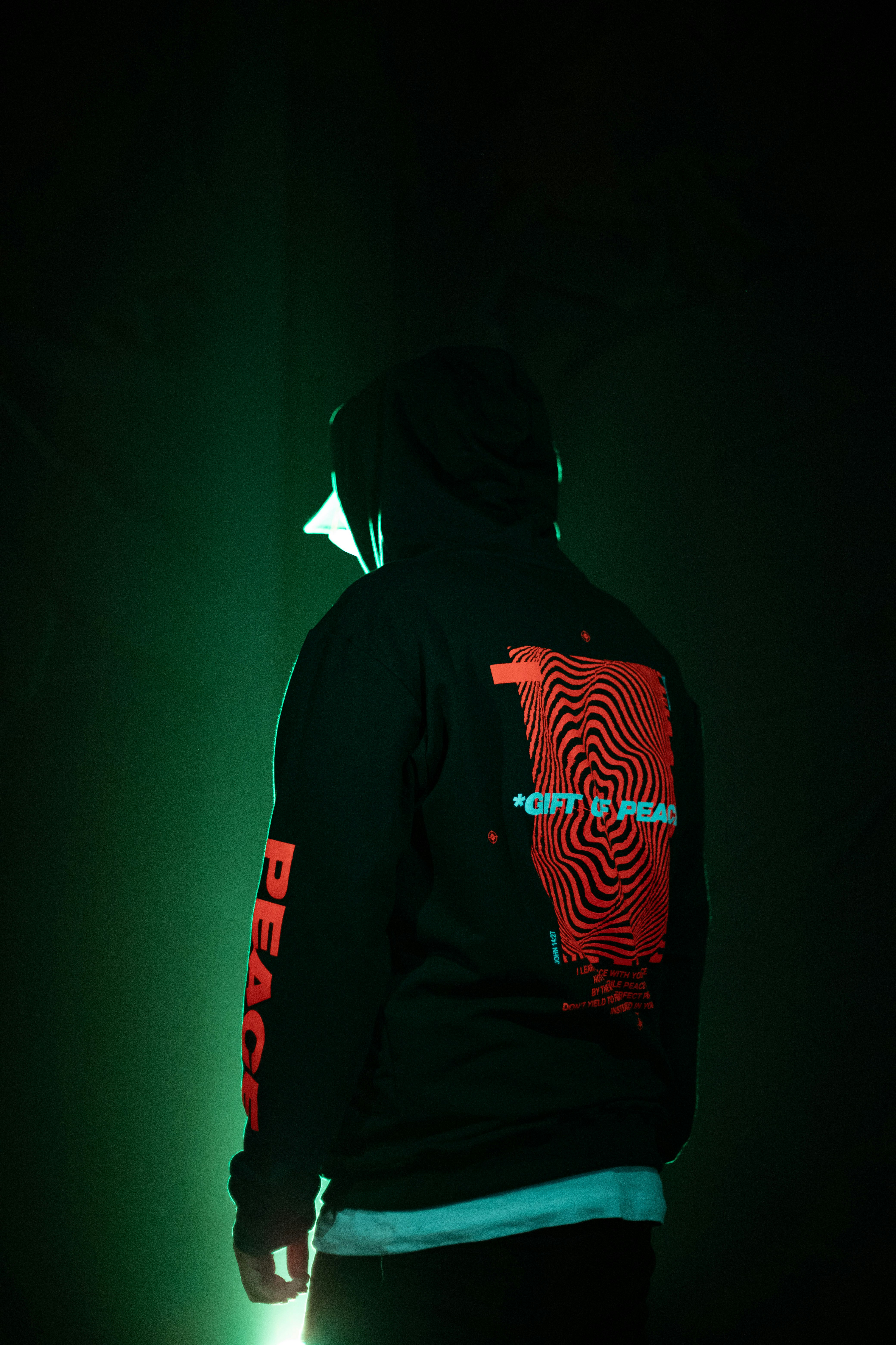 Man In Black And Orange Hoodie Photo Free Image On Unsplash