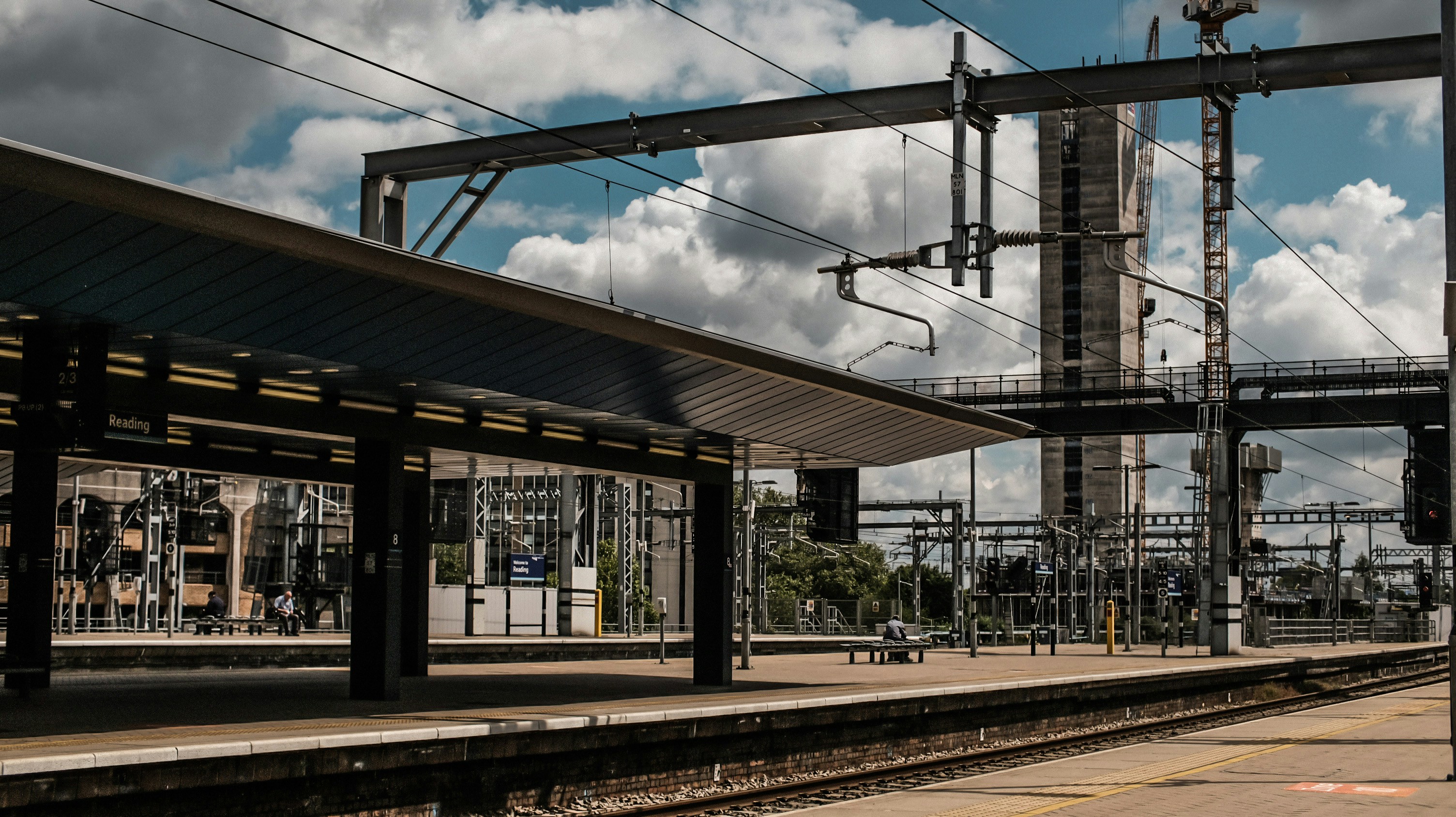 architectural photography of gray road