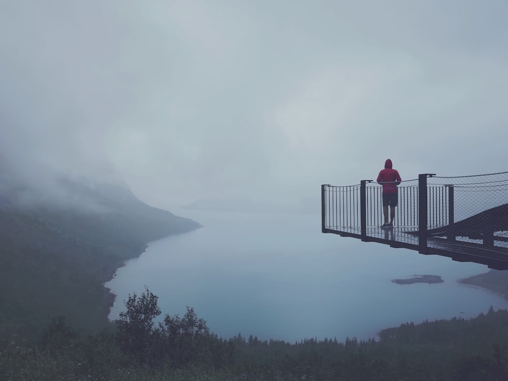 landscape photography body of water and mountain