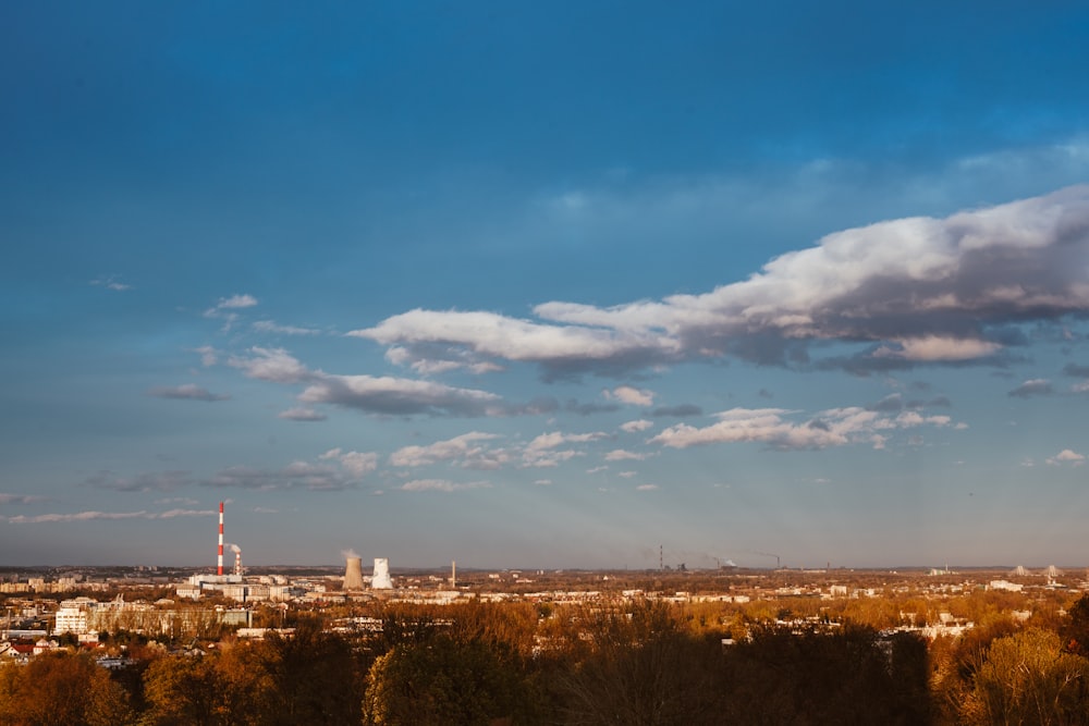 city under cloudy sky during daytime