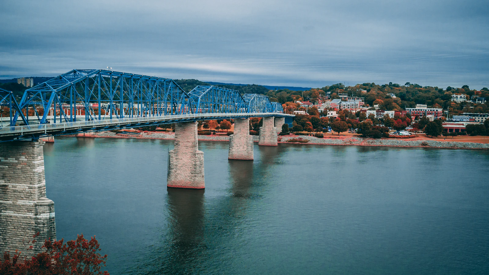 Chattanooga bridge on the Tennessee River