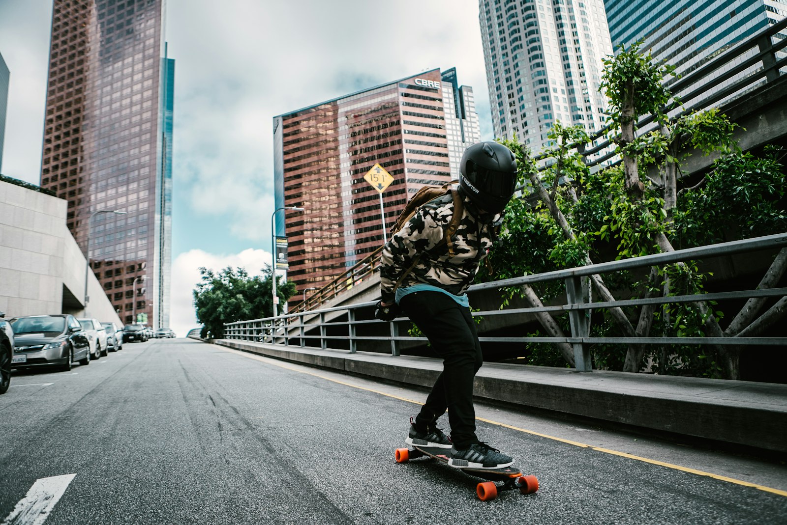 Sony 70-400mm F4-5.6 G SSM sample photo. Unknown person skateboarding outdoors photography