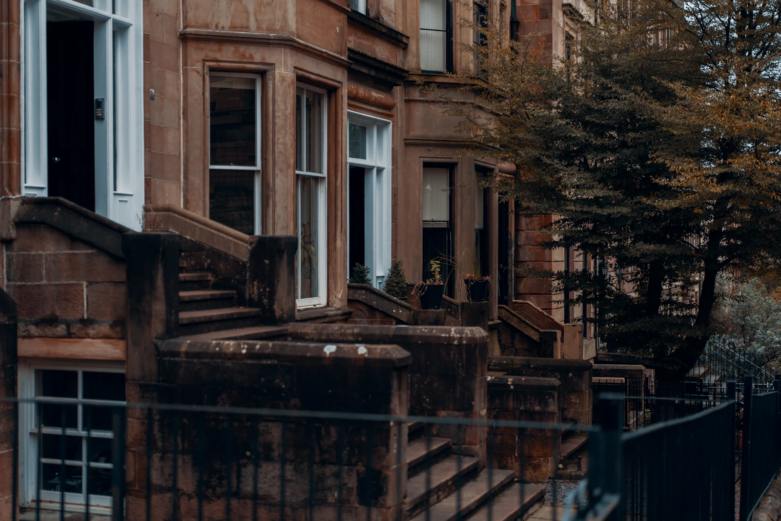 Glasgow tenement buildings