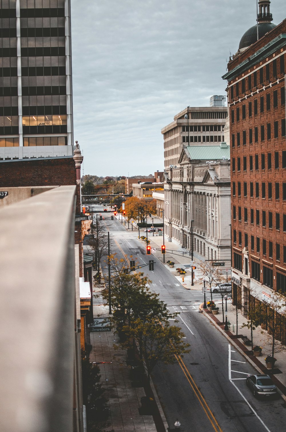 architectural photography of city buildings