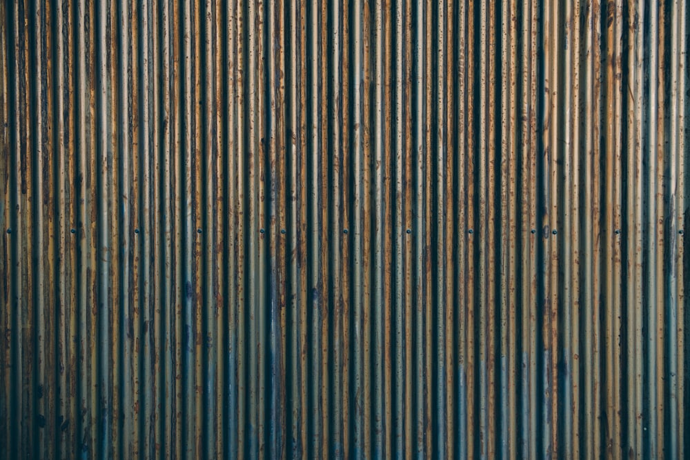 gray corrugated sheet