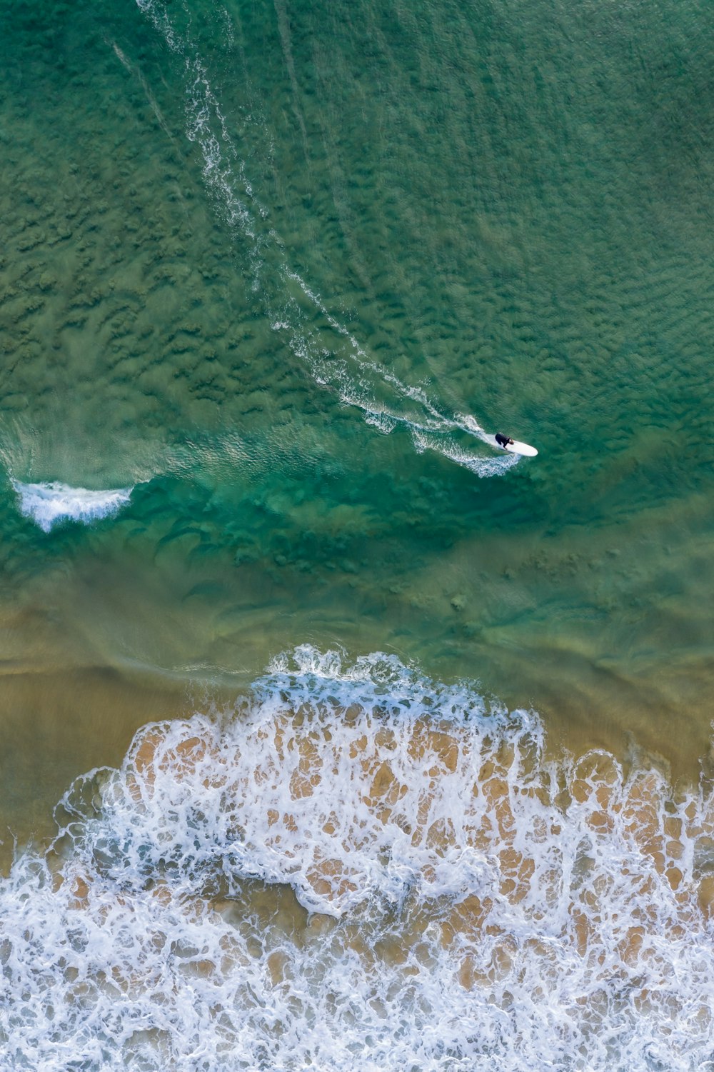 aerial photo of ocean