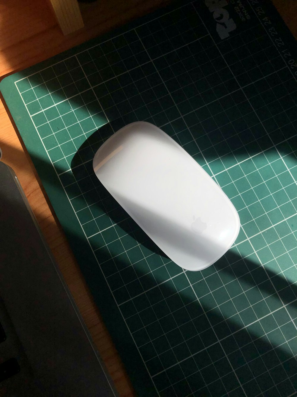 white Apple magic mouse