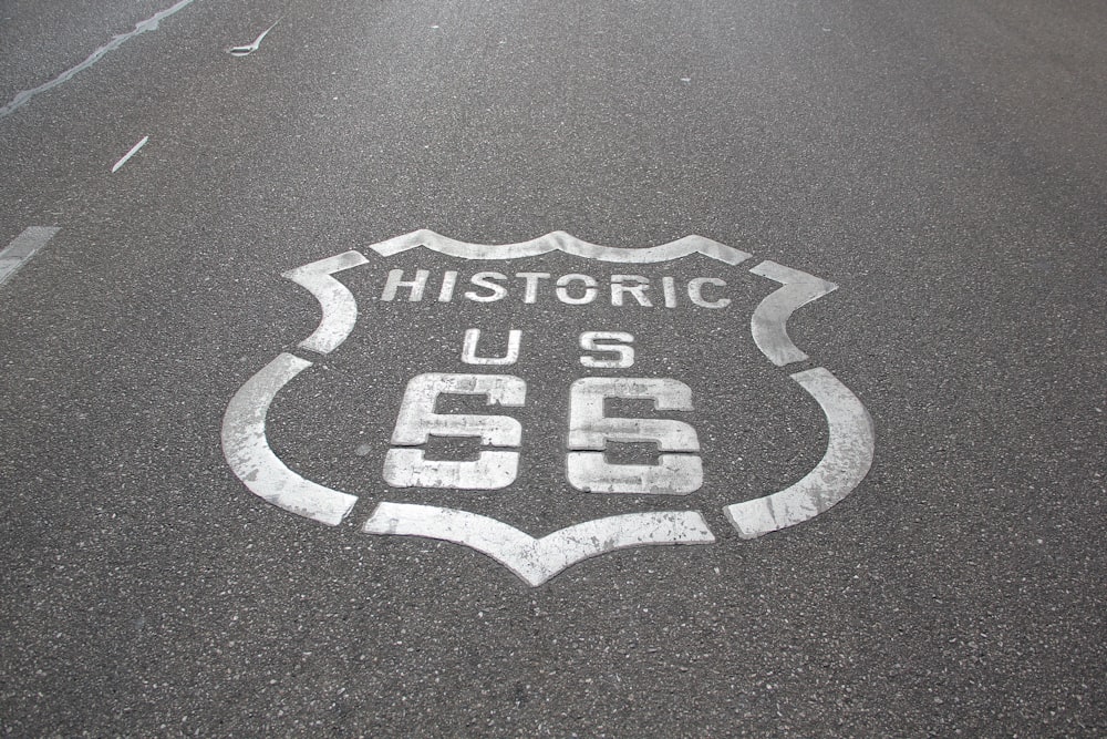 historic US 66 signage