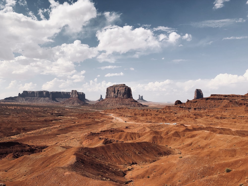 flat-top rocky mountain