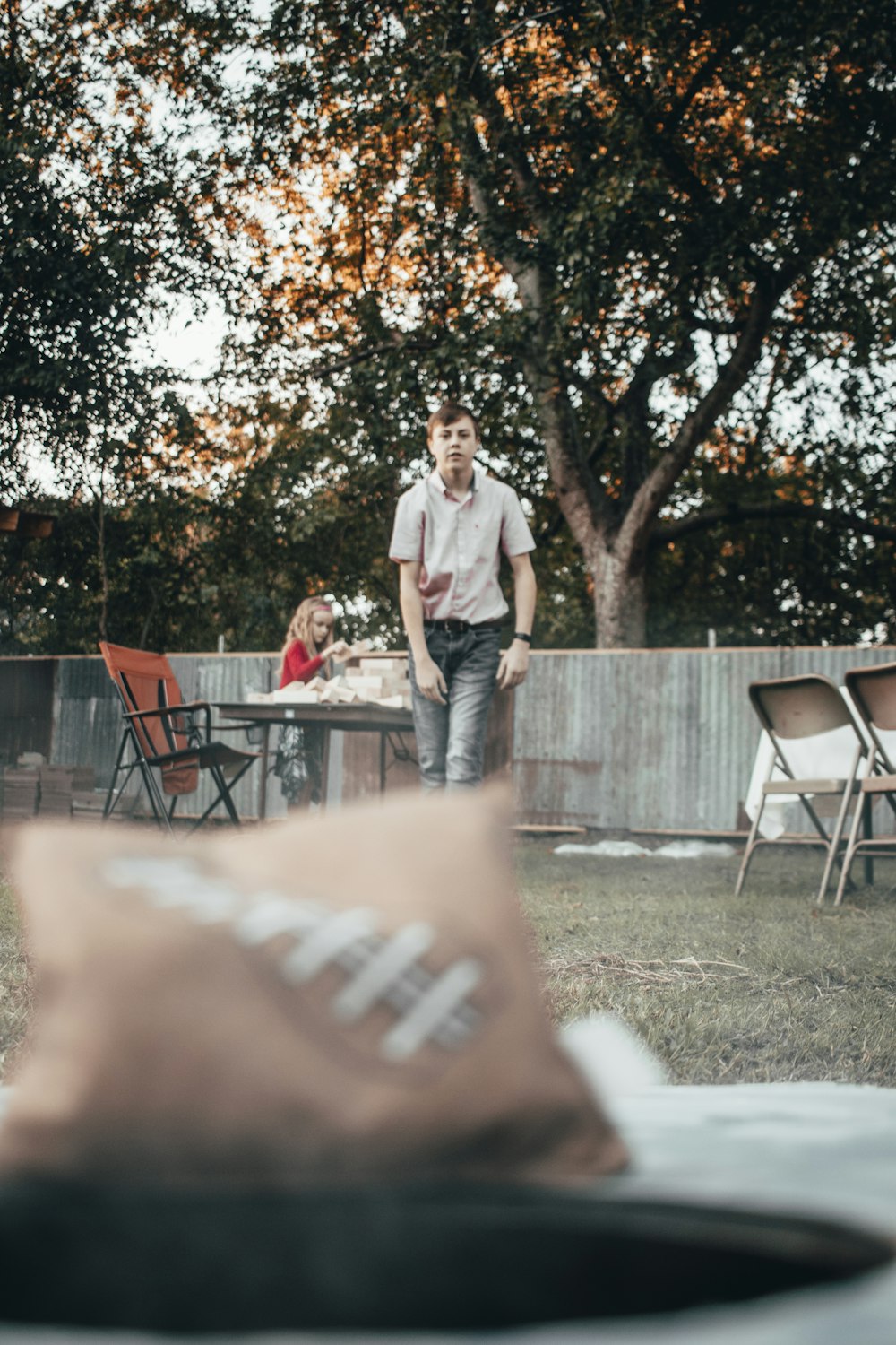 man standing outdoors