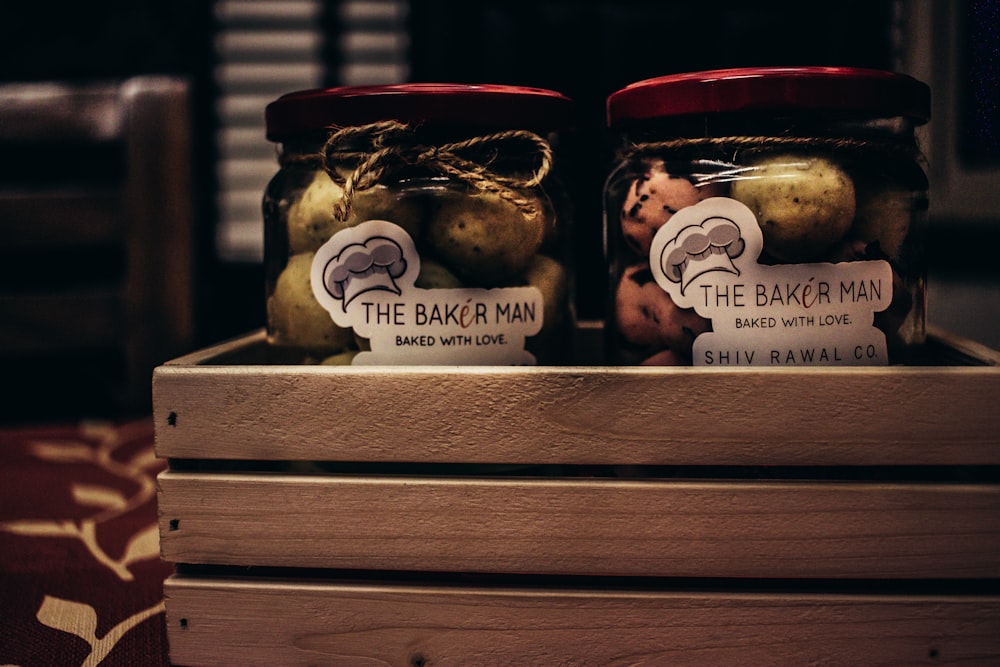 two The Baker Man jars