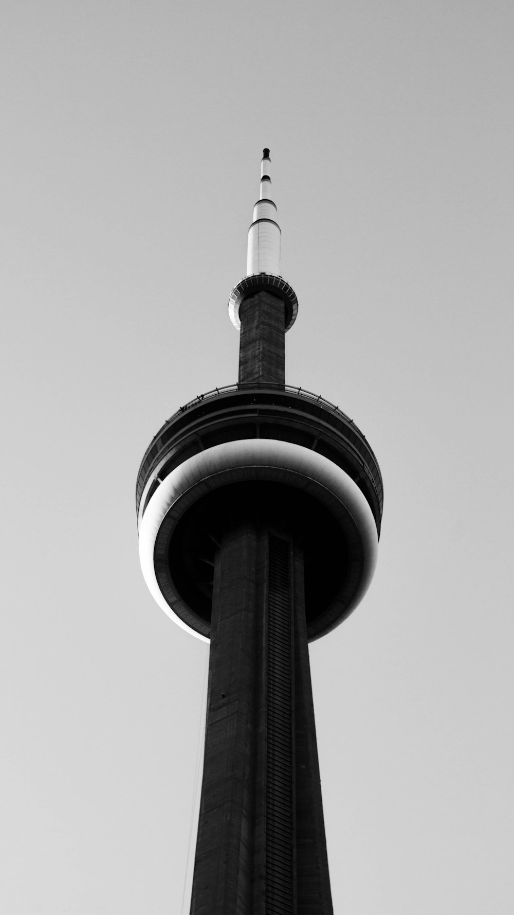 grayscale photography of tower