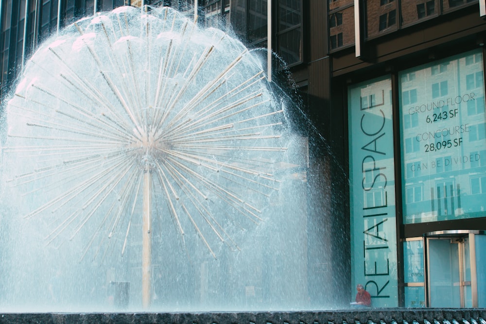 white water fountain