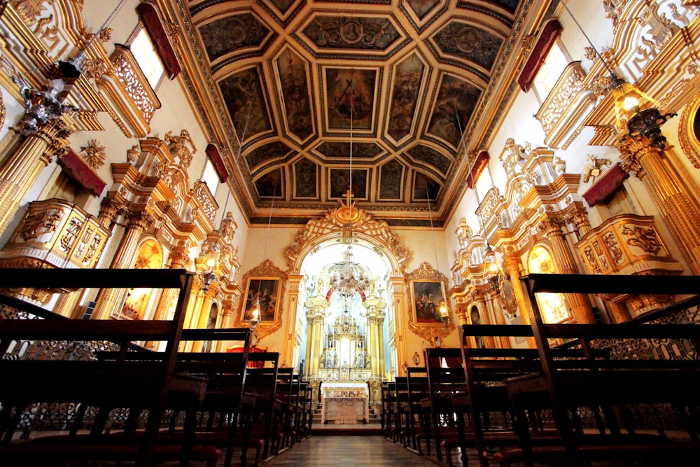 gold church interior