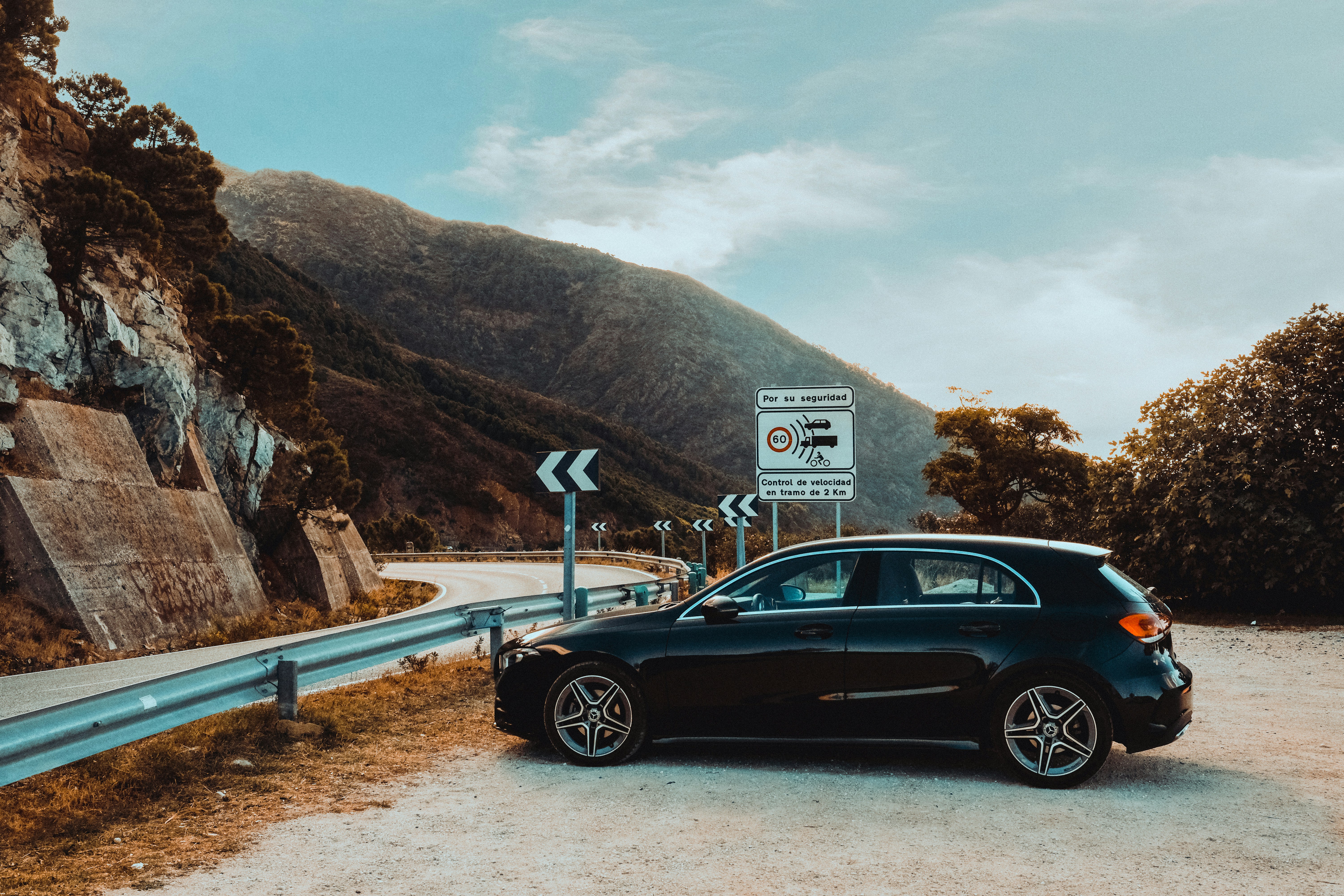 black 5-door hatchback