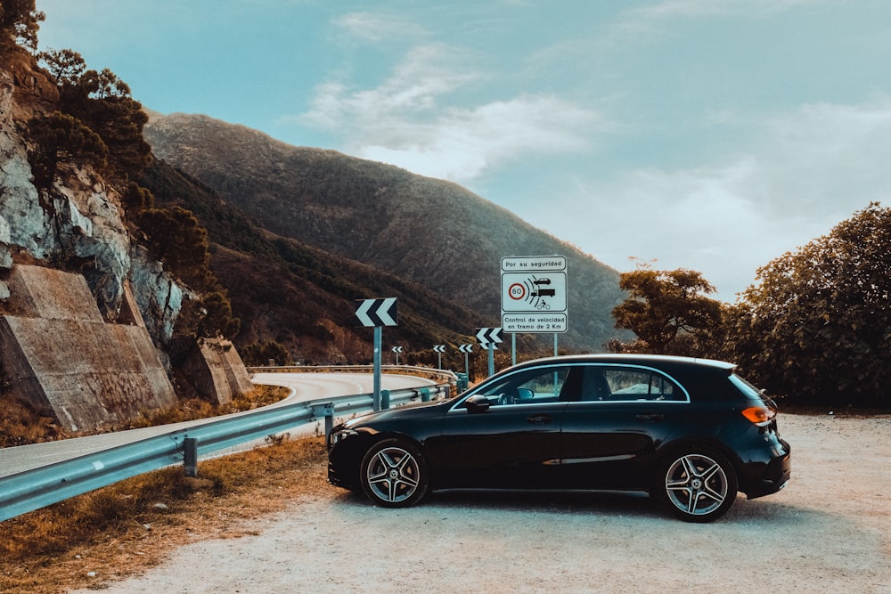 black 5-door hatchback