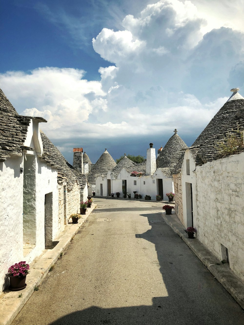 white concrete house