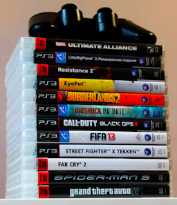 Sony PS3 game cases