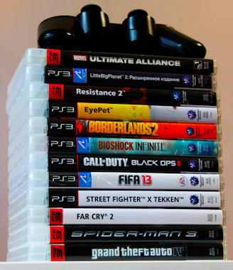 Sony PS3 game cases