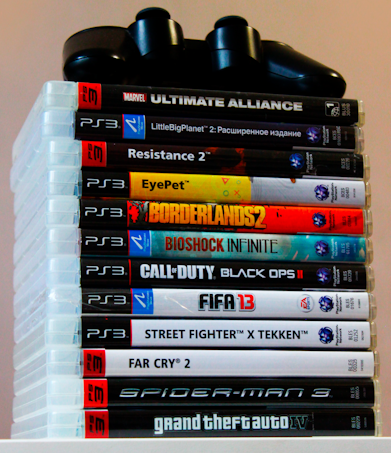 Sony PS3 game cases