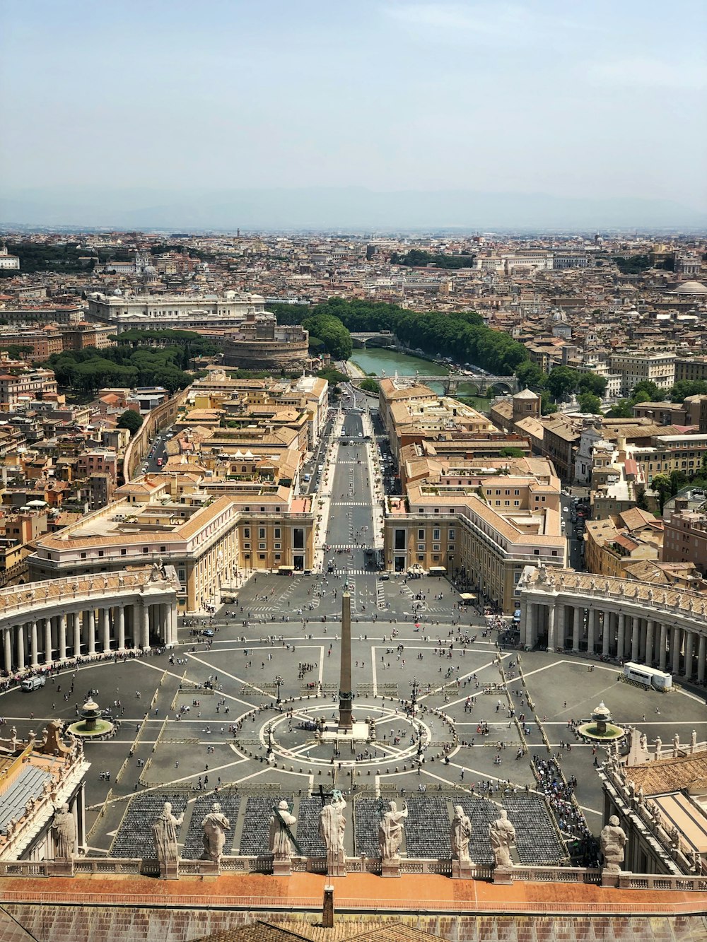 aerial photo of city