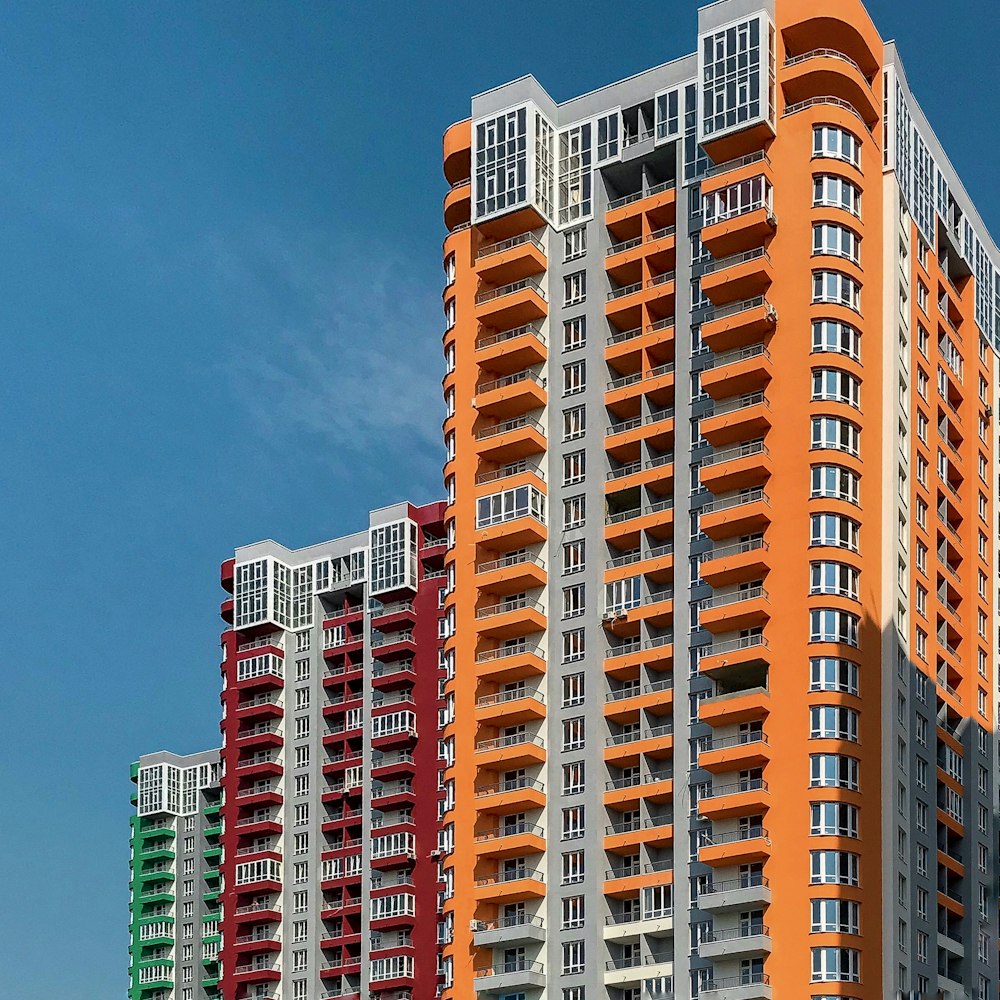 brown,red, and green concrete building