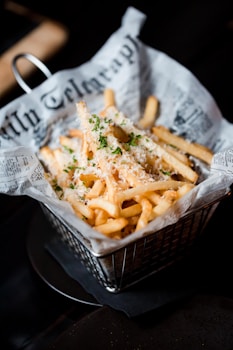 cooked fries