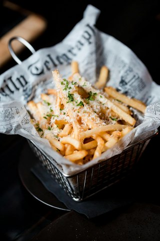 Papas fritas crujientes
