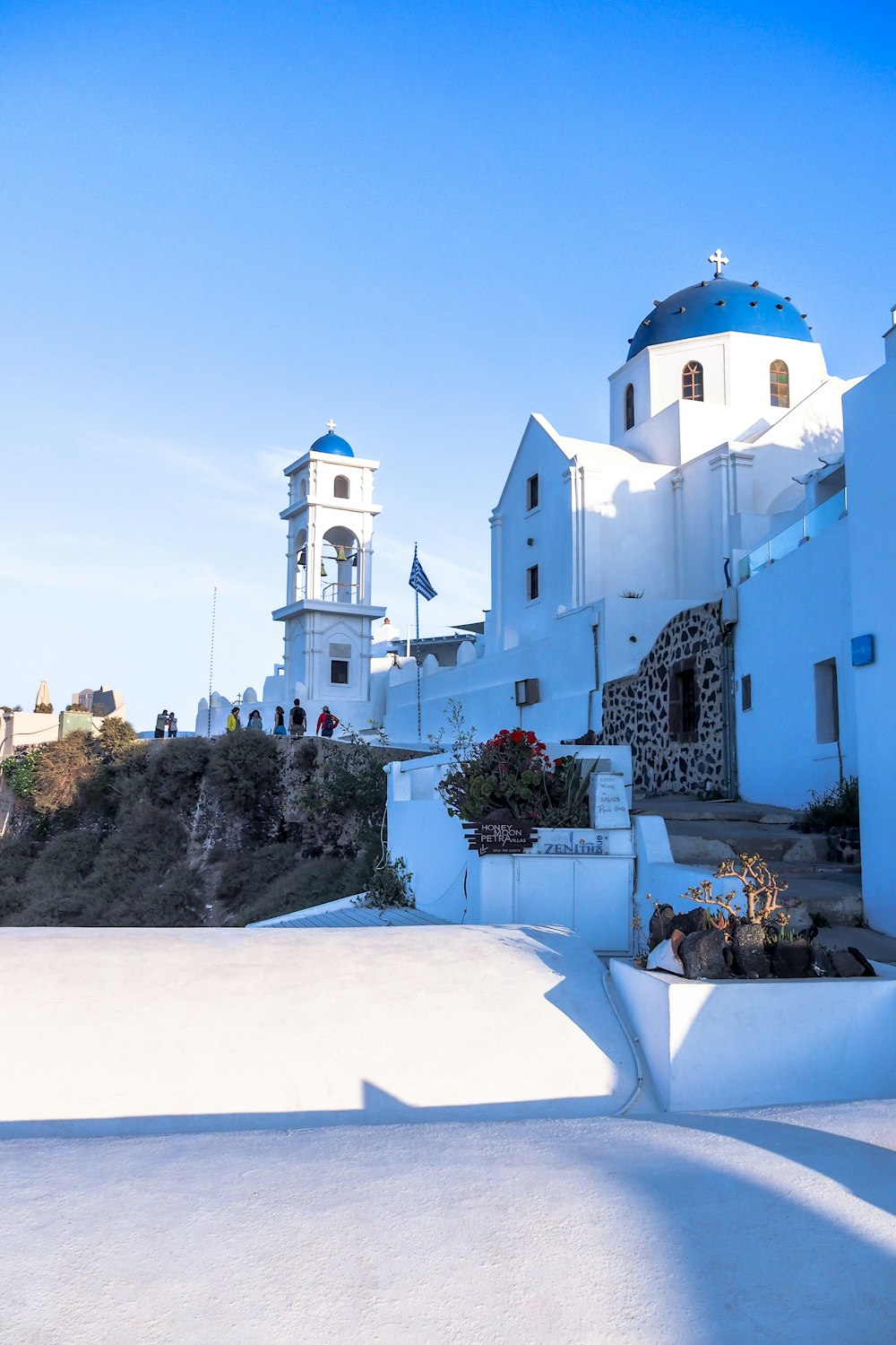 white and blue dome building under blue and white sky during daytime