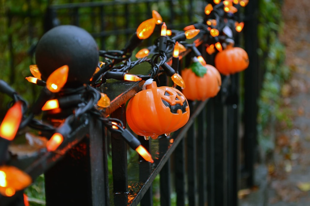 Jack O Lantern string lights