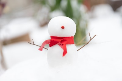 white and red snowman snowman google meet background