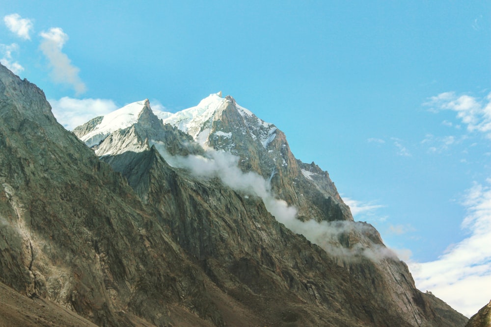 rock mountain at daytime