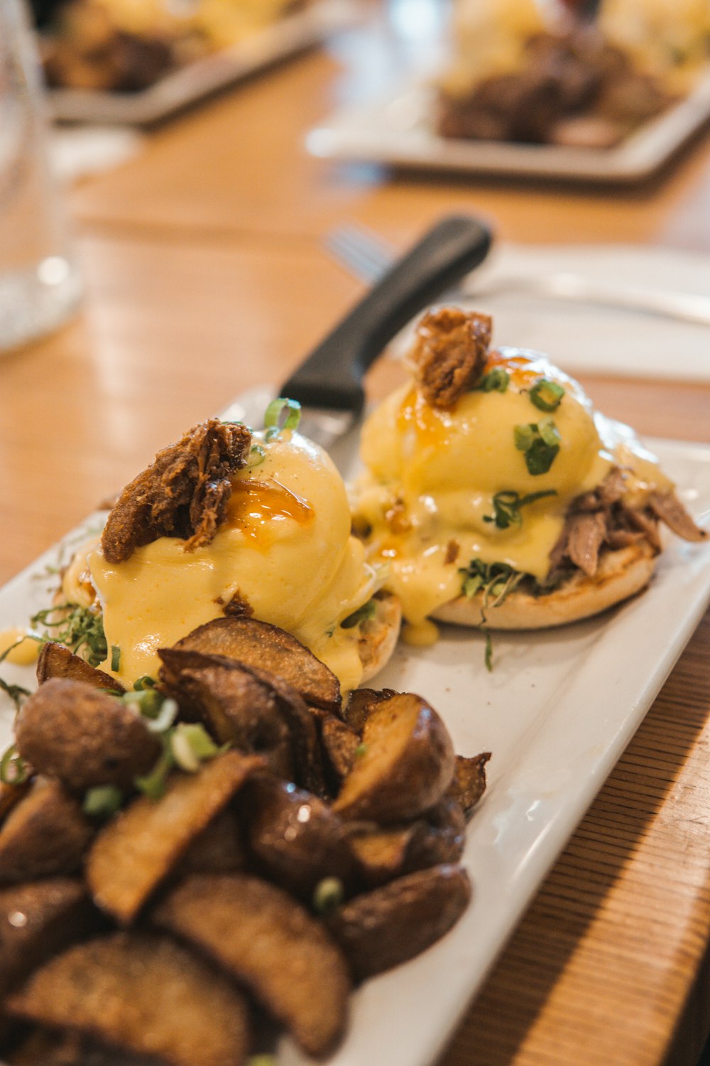 pouch eggs on plate