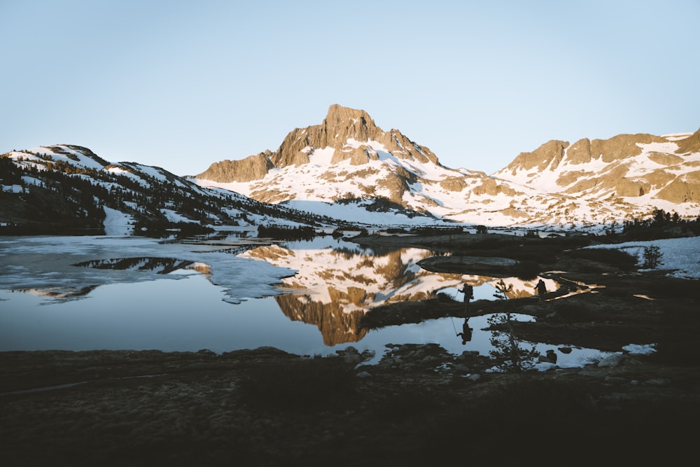 glacier mountains during day