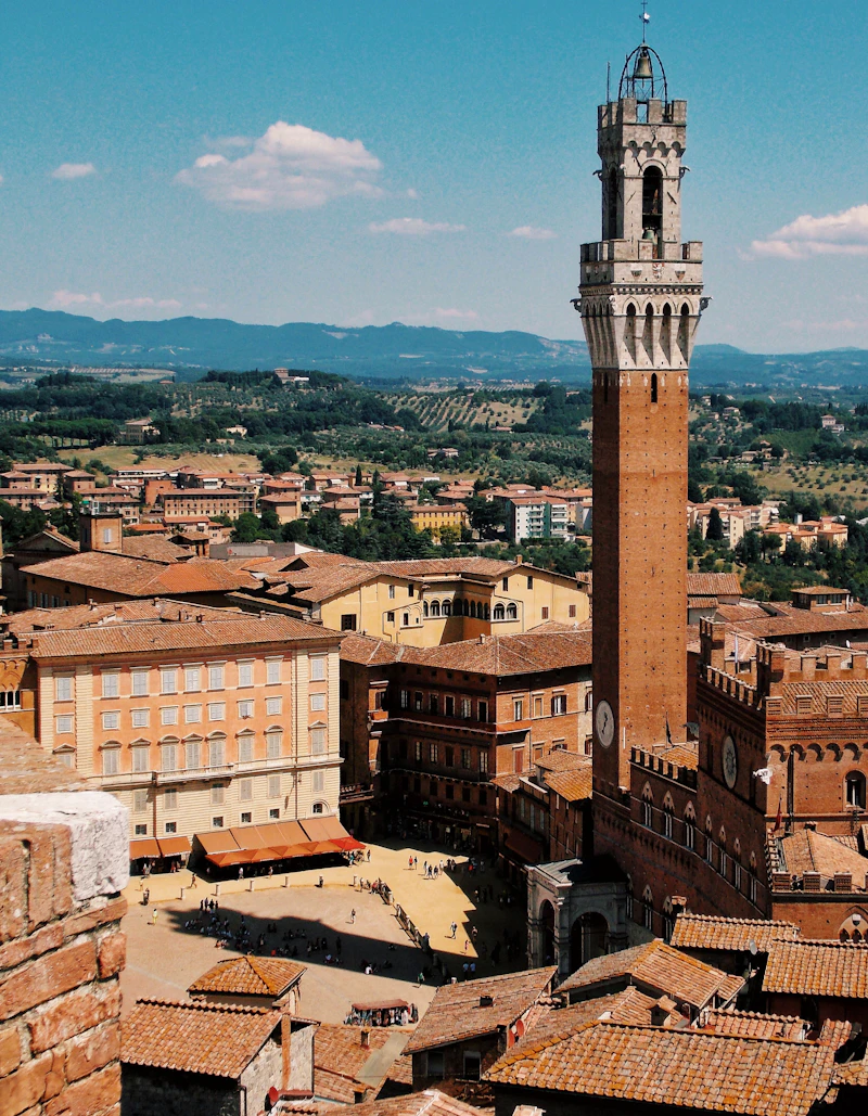 Piazza del Campo and Torre del Mangia, Siena